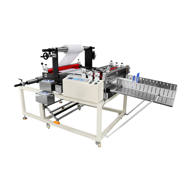 Toptan 800mm Soğuk Lanimasyonlu Kendinden Yapışkanlı Kağıt Rulodan Sac Kesme Makinesi / Hava Şaftlı Tam Otomatik Dilme Makinesi