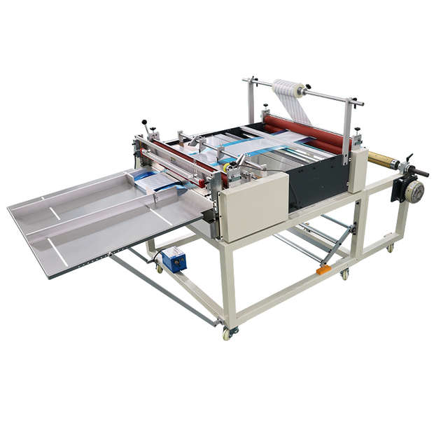 800mm &Ccedil;ift Taraflı Bant PET Film Laminasyon Kağıt Rulodan Sac Kesme Makinesine