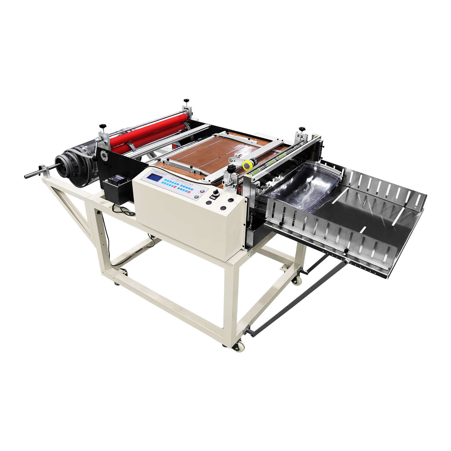 Petit pain de papier d'aluminium de 600mm &agrave; la machine de d&eacute;coupe de feuille/d&eacute;coupeuse de d&eacute;roulement enti&egrave;rement automatique