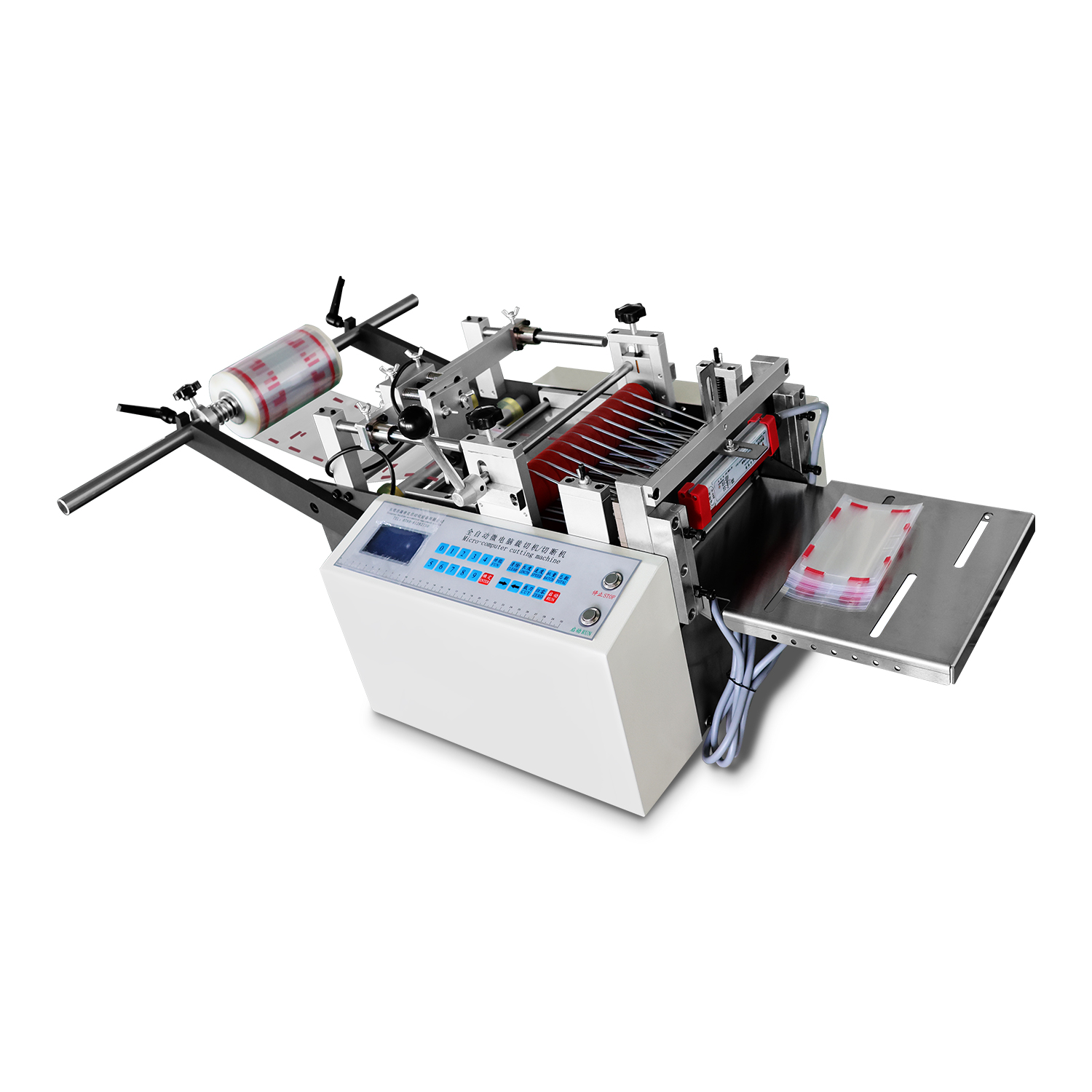 petit pain de film d'ANIMAL FAMILIER/PP/PVC de Tableau de 200mm au coupeur de feuille avec le capteur de marque d'oeil